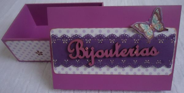 Caixa Em Mdf Bijouteria - Cod. MD35